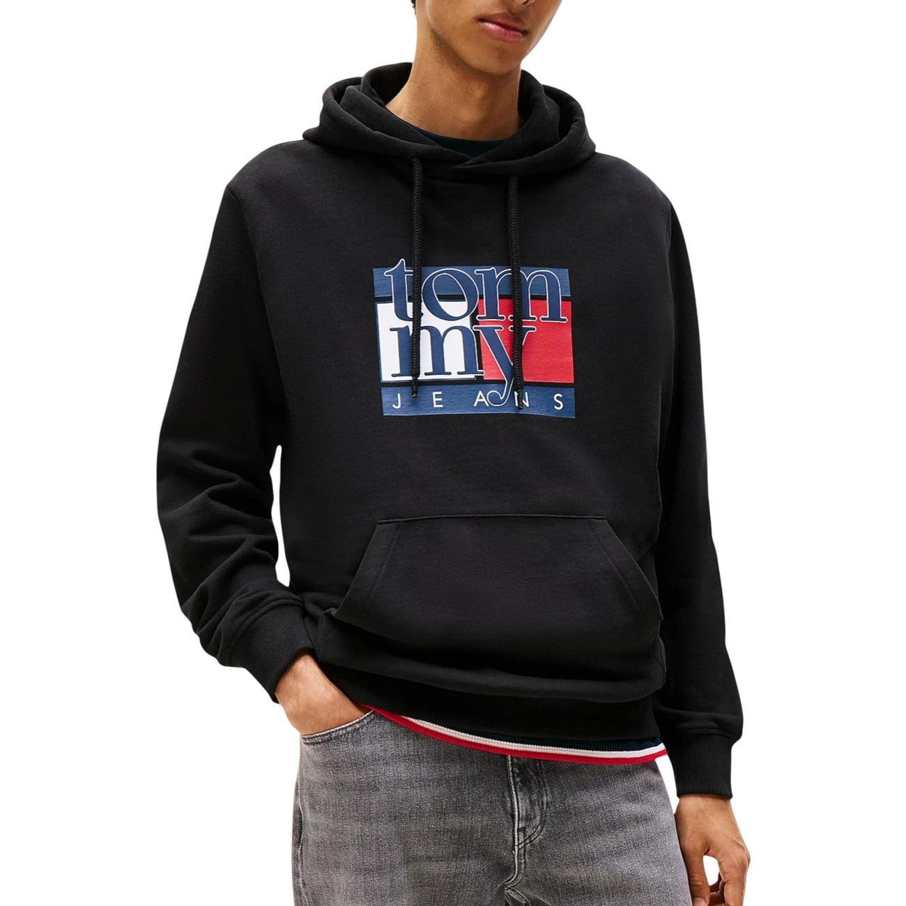 Tommy Hilfiger Cins şalvar Kişi Sweatshirts